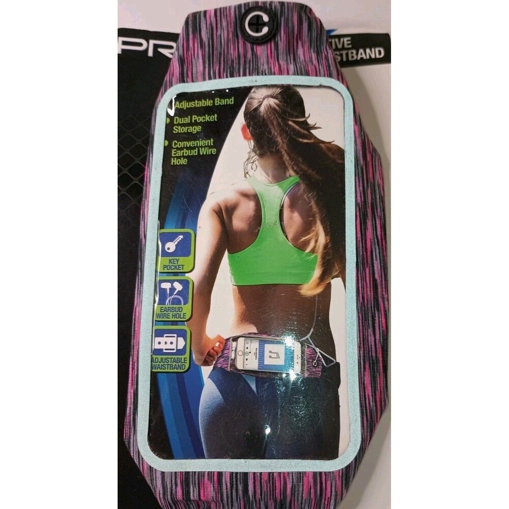 PRO Strength Active Waistband ADJUSTABLE-RUNNING-BELT Fits Phone Too. (P0064B4)